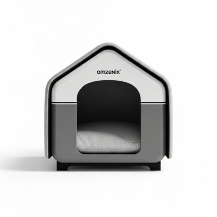 Omzenix Modern Dog House with Removable, Washable Cover for Indoor & Outdoor